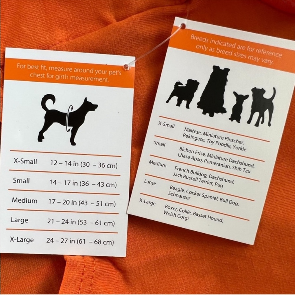 Halloween Pet Costume Treat or Treat Orange and Black SimplyDog Dog T-shirt NWT - Picture 3 of 3